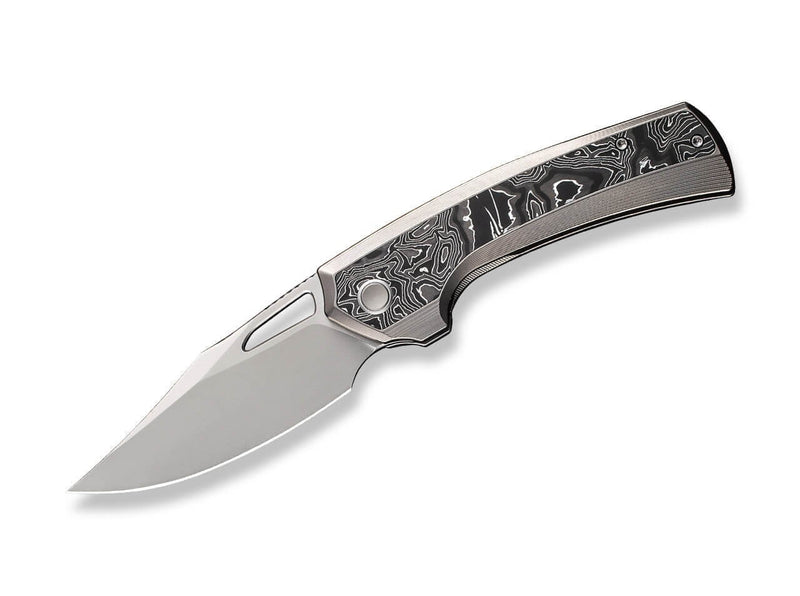 WE Knife Nefaris Ltd Titanium Grey Aluminum Foil CF