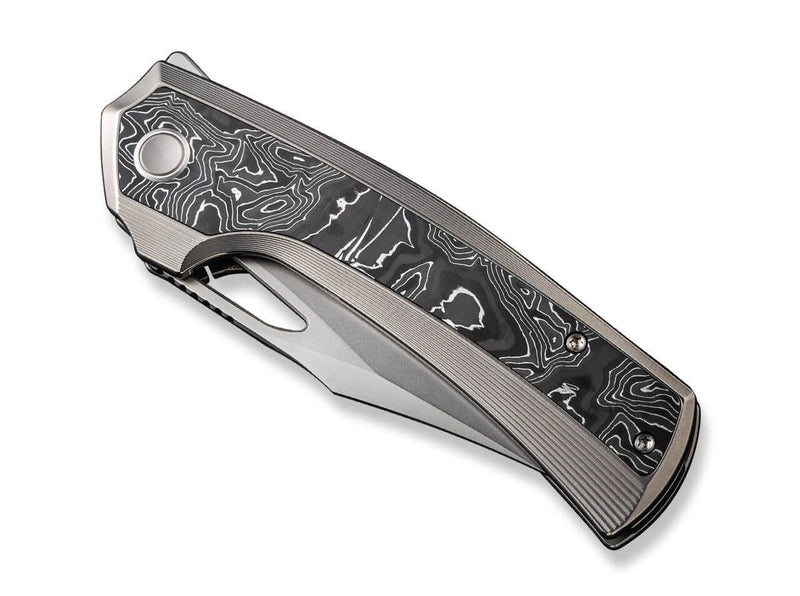 WE Knife Nefaris Ltd Titanium Grey Aluminum Foil CF
