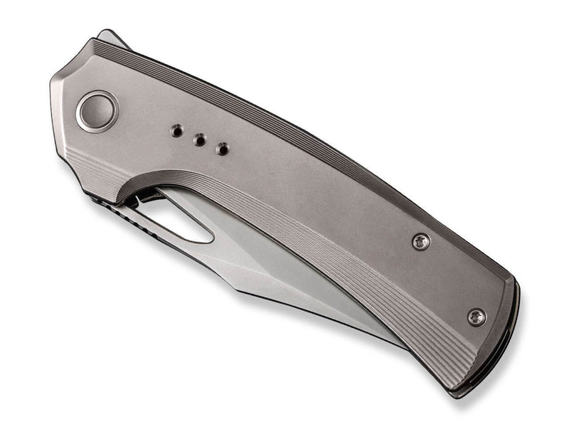 WE Knife Nefaris Ltd Titanium Grey Bead Blasted