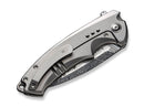 WE Knife Nexusia Titanium Grey Damascus