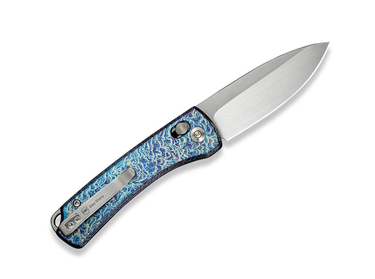Nightblade 20CV Flamed Titanium Blue