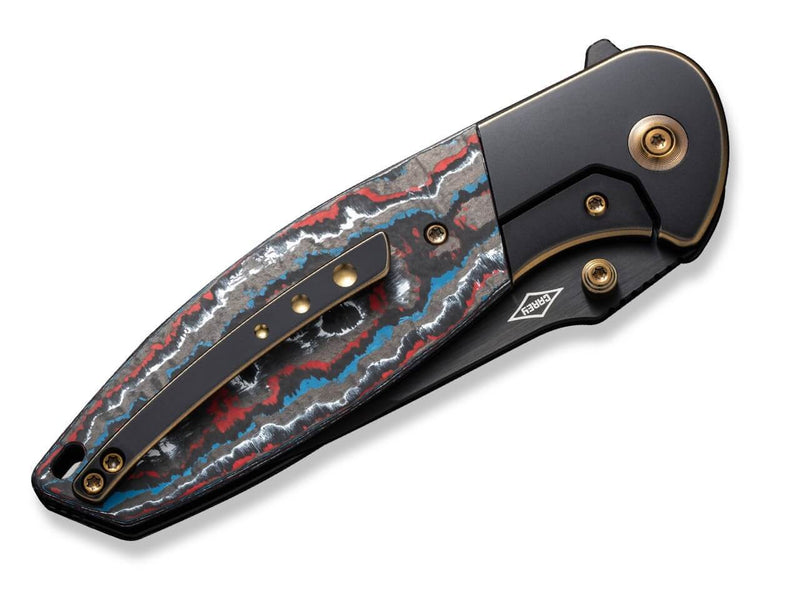 WE Knife Nitro OG Titanium Black Nebula Fat Carbon