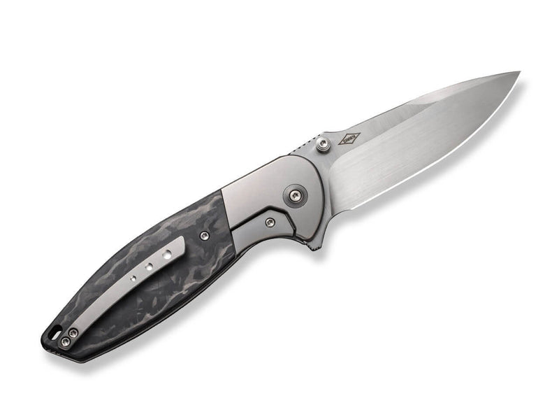 WE Knife Nitro OG Titanium Grey Marble CF