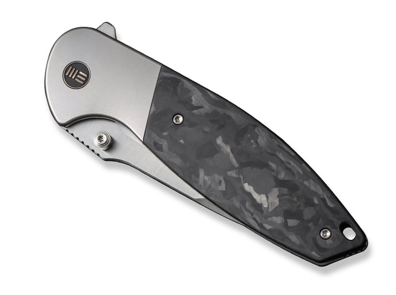 WE Knife Nitro OG Titanium Grey Marble CF