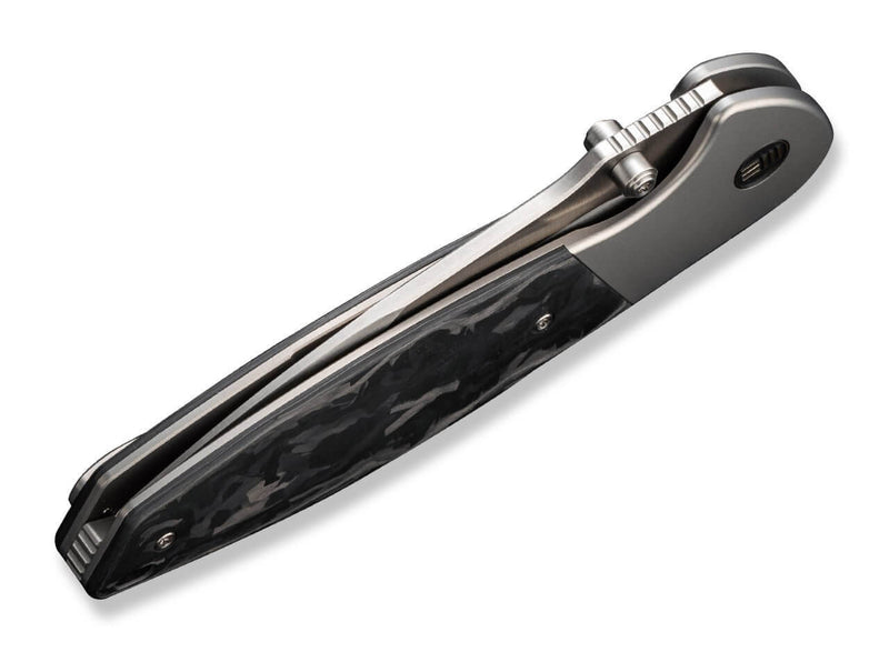 WE Knife Nitro OG Titanium Grey Marble CF