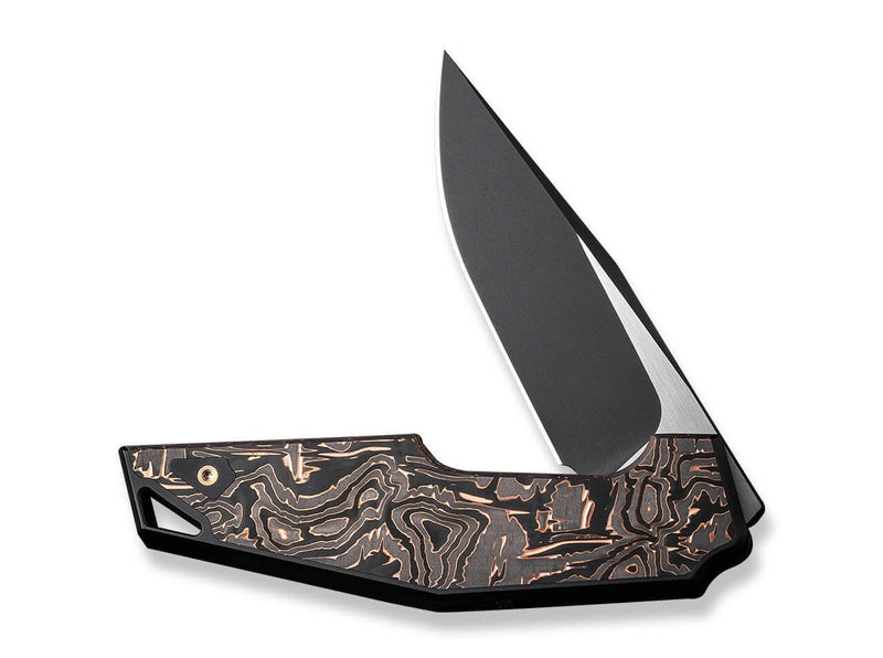 WE Knife OAO Titanium Black Copper Foil CF