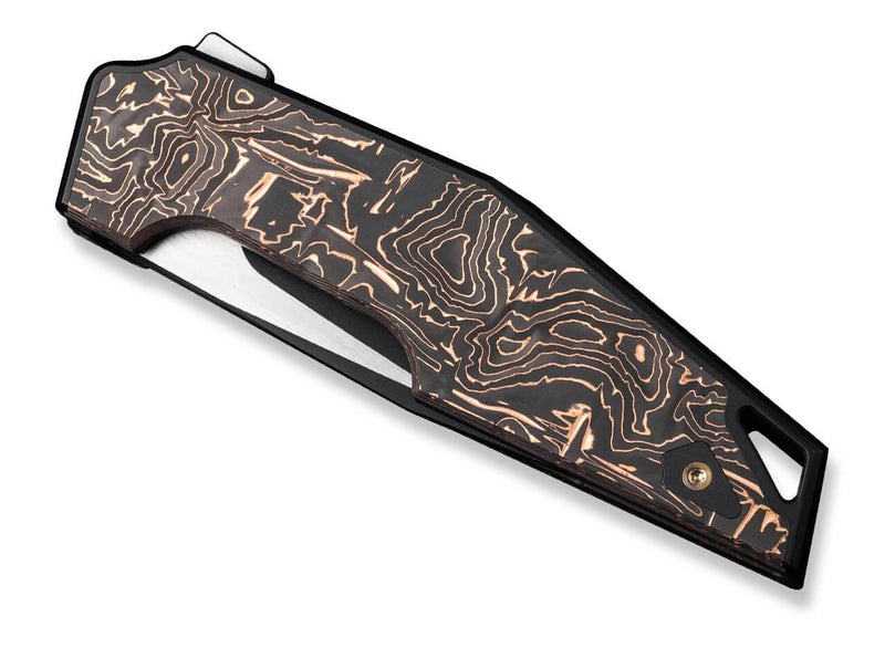 WE Knife OAO Titanium Black Copper Foil CF