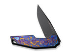 OAO Titanium Black Timascus Purple Golden Blue