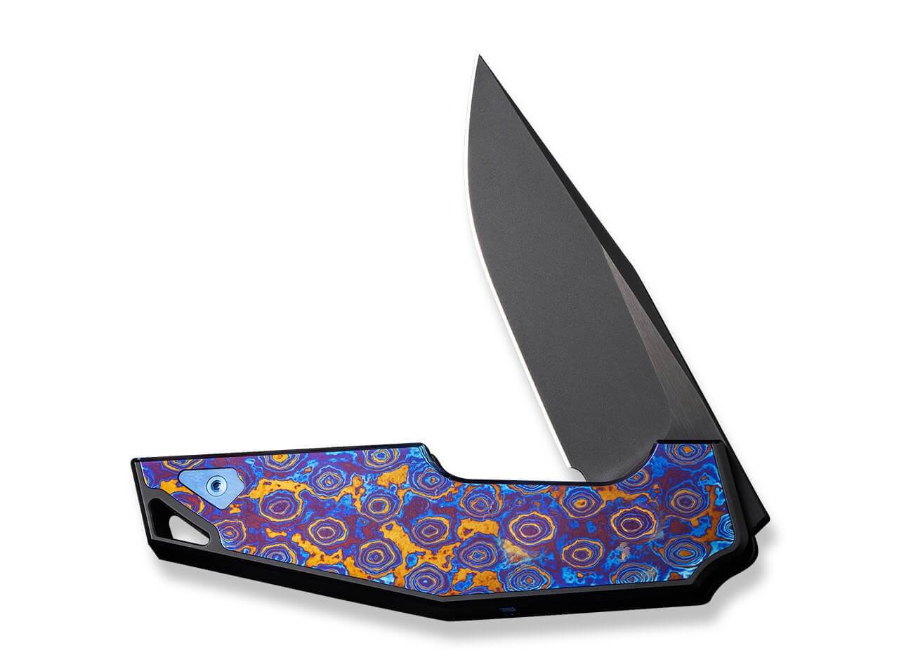 OAO Titanium Black Timascus Purple Golden Blue