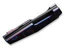 WE Knife OAO Titanium Black Timascus Purple Golden Blue