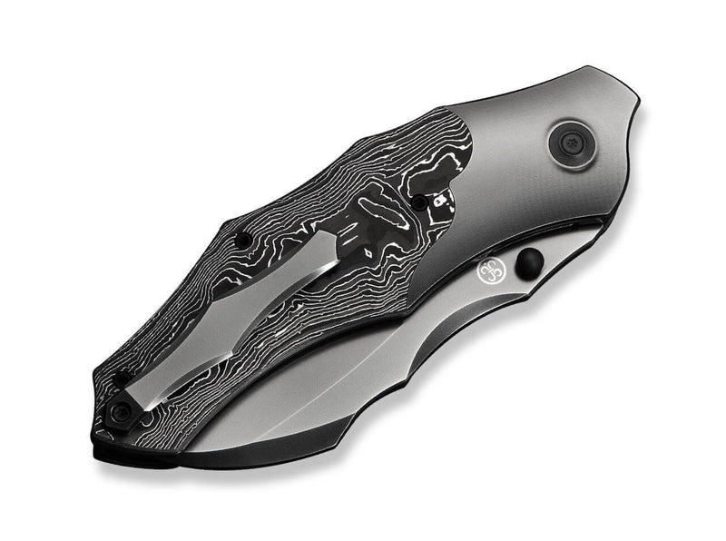 WE Knife Orc Boss 20CV Grey Ti Aluminum Foil CF
