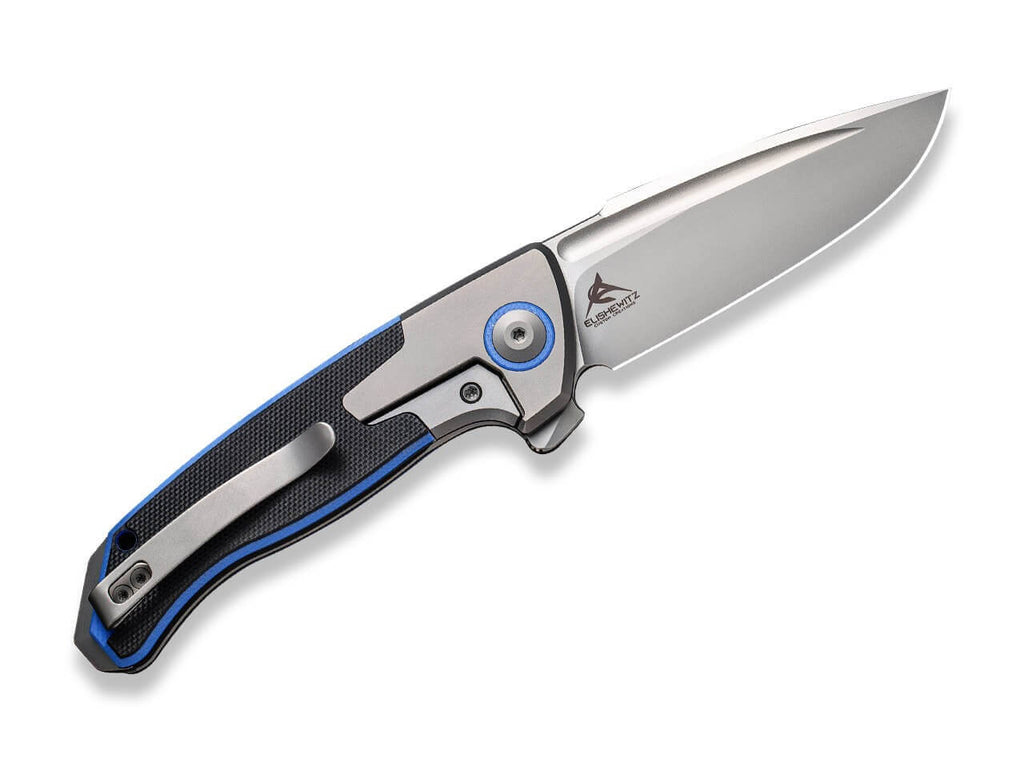 Press Check Titanium G10 Black Blue DP