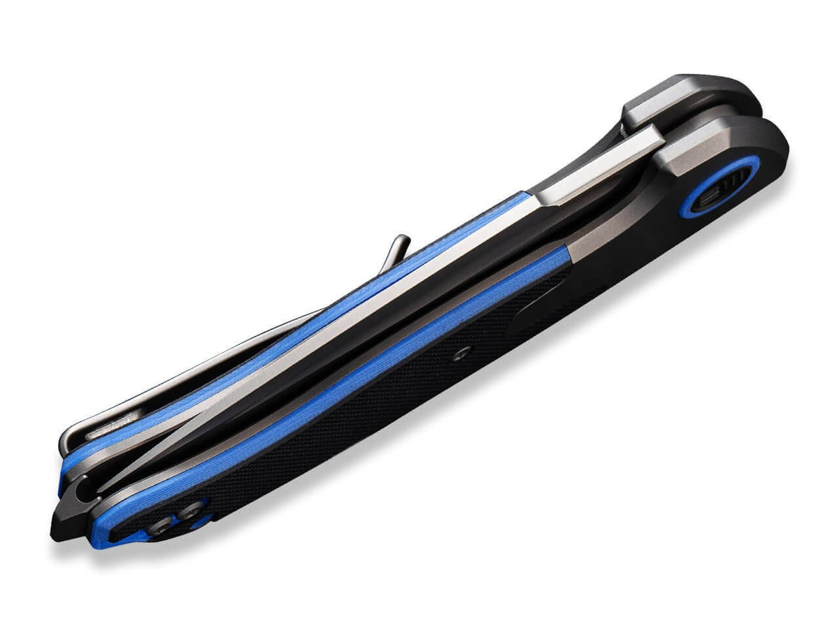 Press Check Titanium G10 Black Blue DP