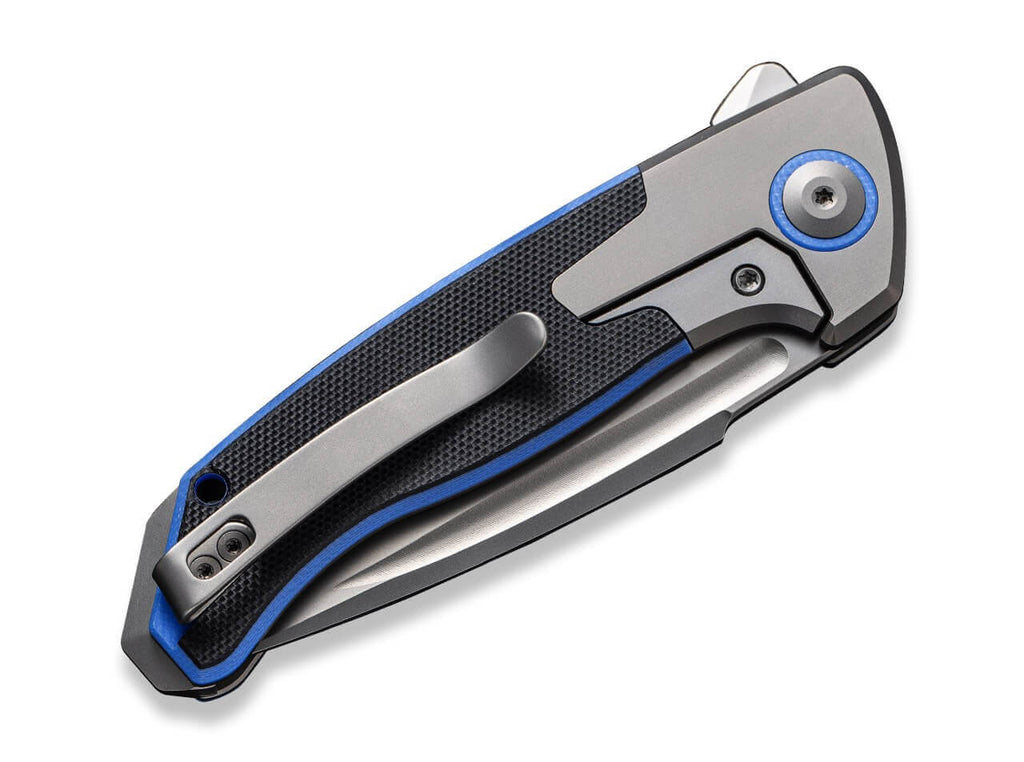 Press Check Titanium G10 Black Blue DP