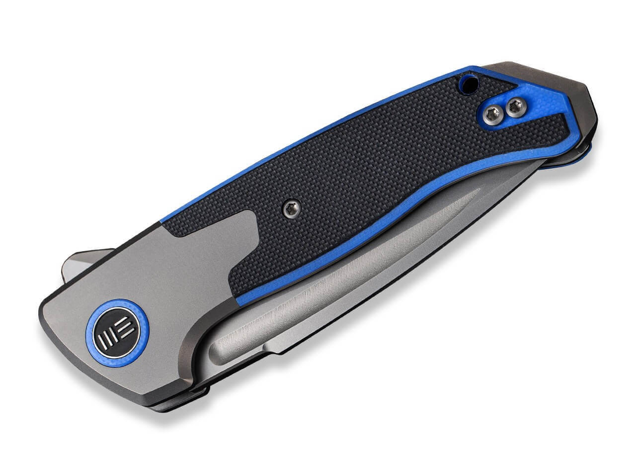 Press Check Titanium G10 Black Blue DP