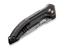 WE Knife Quixotic Titanium Bronze Damascus