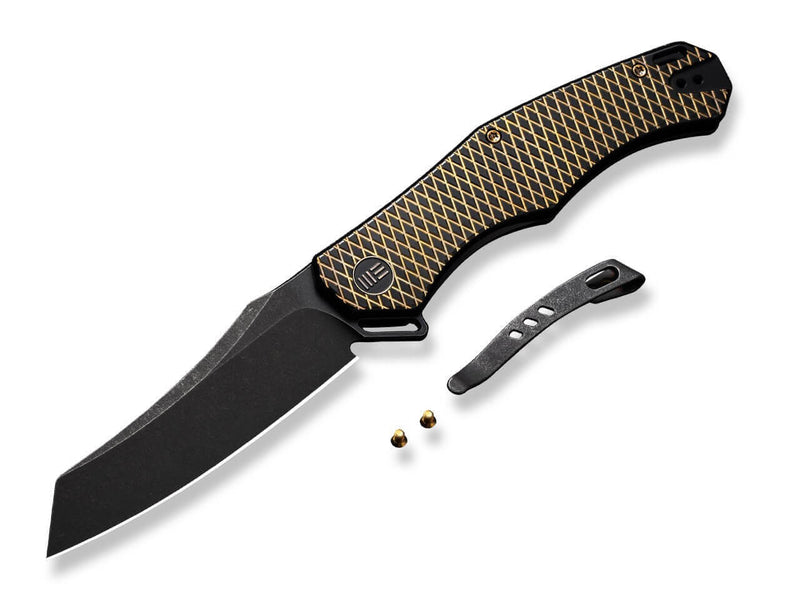 WE Knife RekkeR Titanium Black & Gold