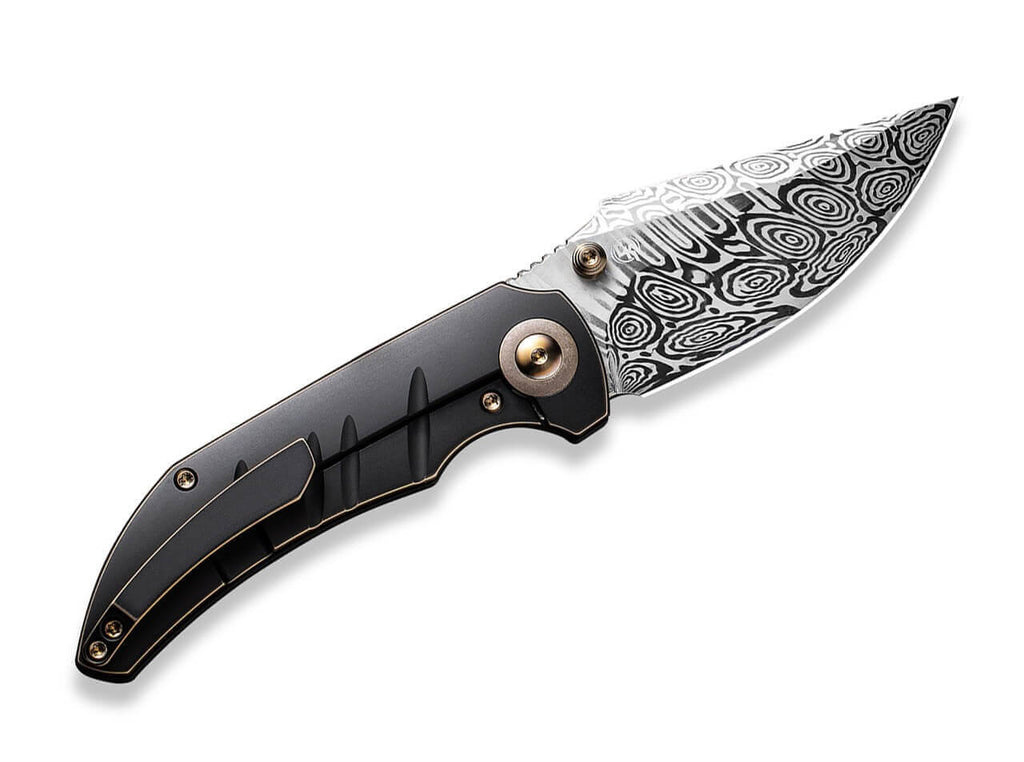 Riff-Raff Bronze & Black Titanium Damascus