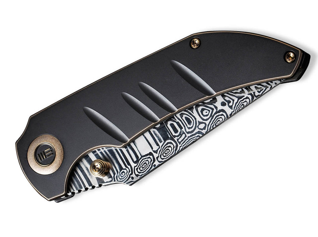 Riff-Raff Bronze & Black Titanium Damascus