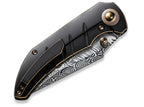 Riff-Raff Bronze & Black Titanium Damascus