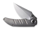 WE Knife Riff-Raff Polished Bead Blasted Titanium