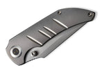 Riff-Raff Polished Bead Blasted Titanium
