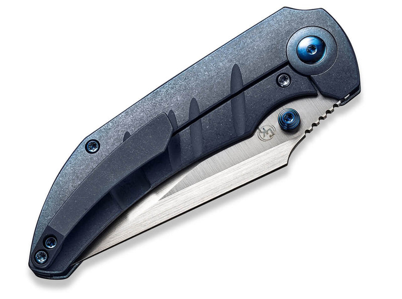 WE Knife Riff-Raff Titanium Blue