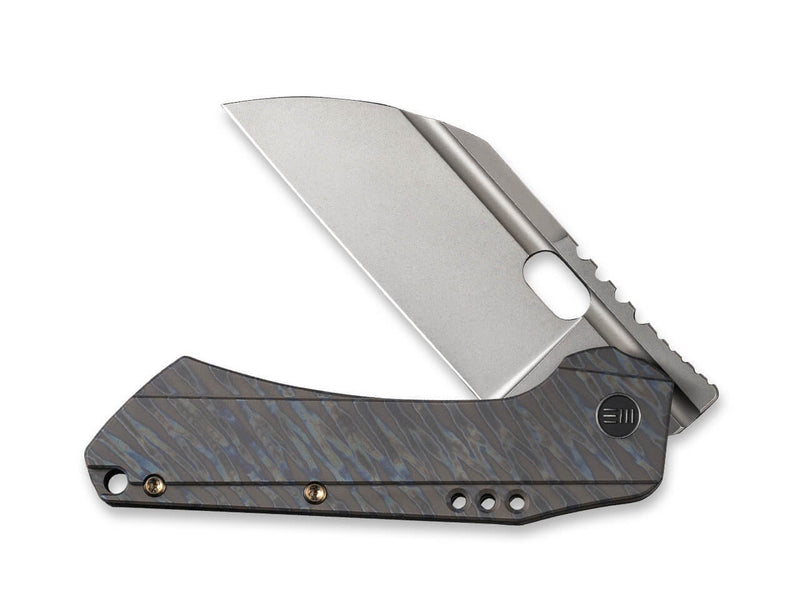 WE Knife Roxi 3 Titanium Tiger Stripe Flame