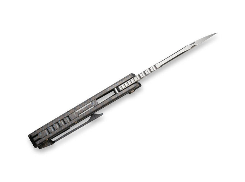 WE Knife Roxi 3 Titanium Tiger Stripe Flame