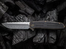 WE Knife Shadowfire Titanium Black & Bronze Damascus