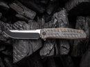 WE Knife Shadowfire Titanium Tiger Stripe Two Tone