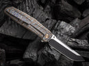 WE Knife Shadowfire Titanium Tiger Stripe Two Tone