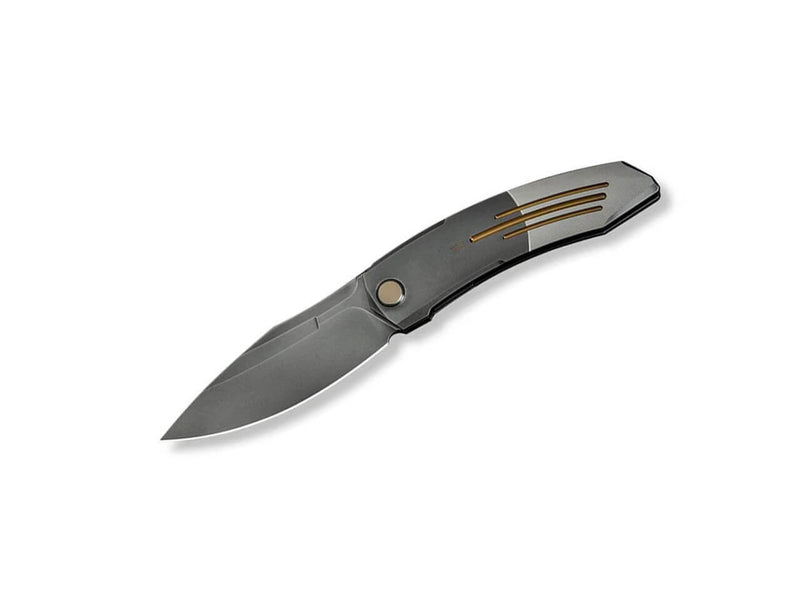 WE Knife Sine Wave M390 Titanium Gray & Golden