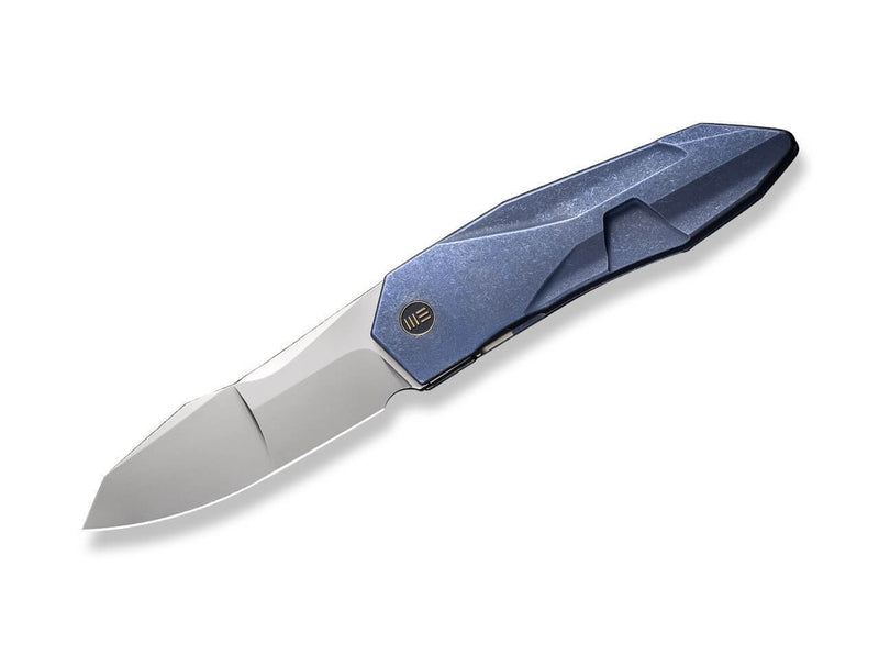 WE Knife Solid Titanium Blue