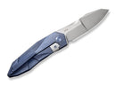 WE Knife Solid Titanium Blue