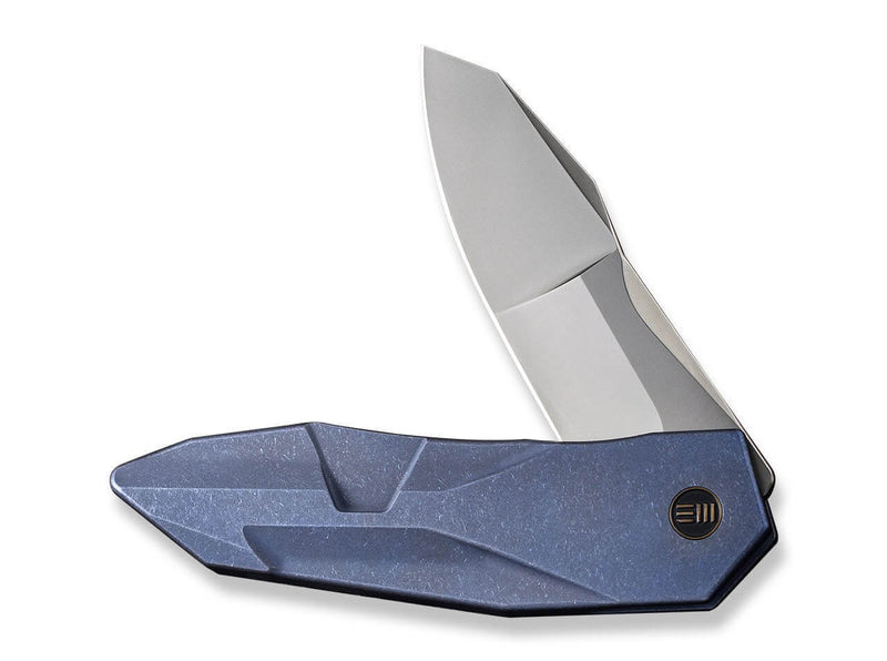 WE Knife Solid Titanium Blue