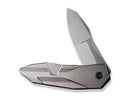 WE Knife Solid Titanium Grey Bead Blasted