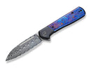 WE Knife Soothsayer Damascus Purple  Timascus