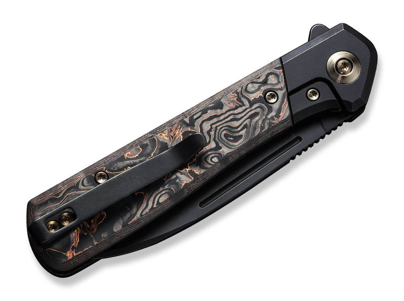 WE Knife Soothsayer Titanium Copper CF All Black