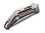 Speedliner Titanium Grey Frame Lock Damascus