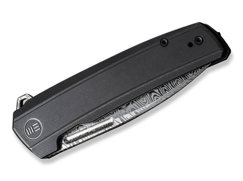 WE Knife Speedster Titanium Black Damascus