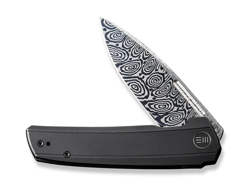 WE Knife Speedster Titanium Black Damascus