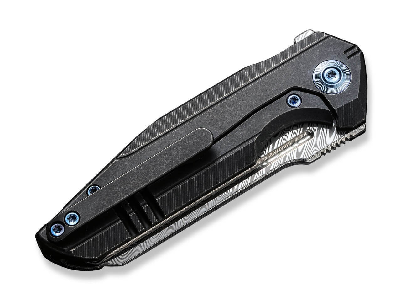 StarHawk Titanium Black Damascus
