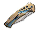 WE Knife Swiftfin CPM-20CV Titanium Golden Blue