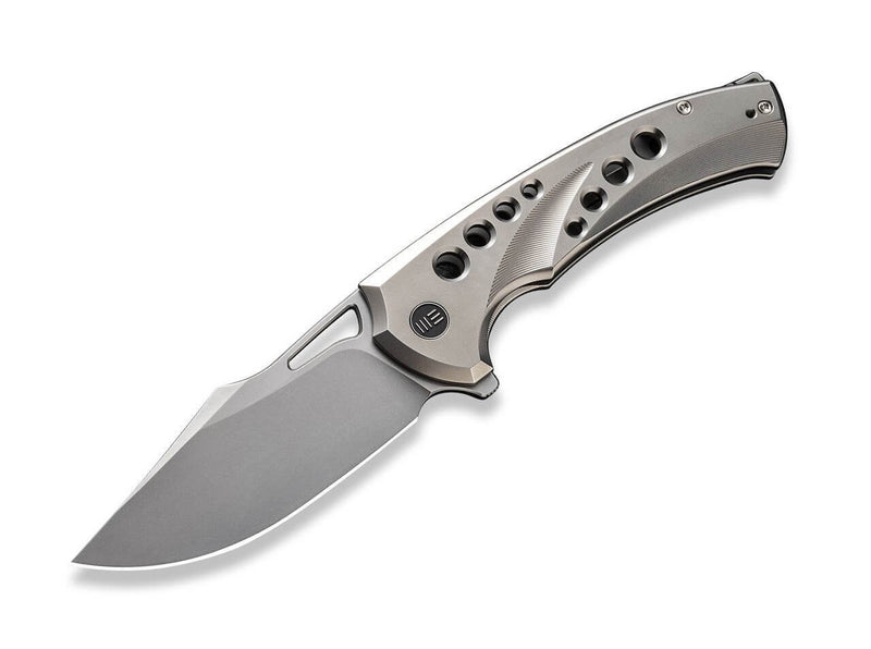 WE Knife Swiftfin CPM-20CV Titanium Polished Bead Blasted