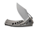 WE Knife Swiftfin CPM-20CV Titanium Polished Bead Blasted