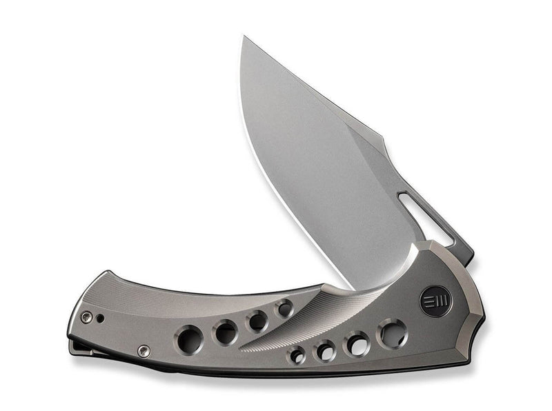 WE Knife Swiftfin CPM-20CV Titanium Polished Bead Blasted