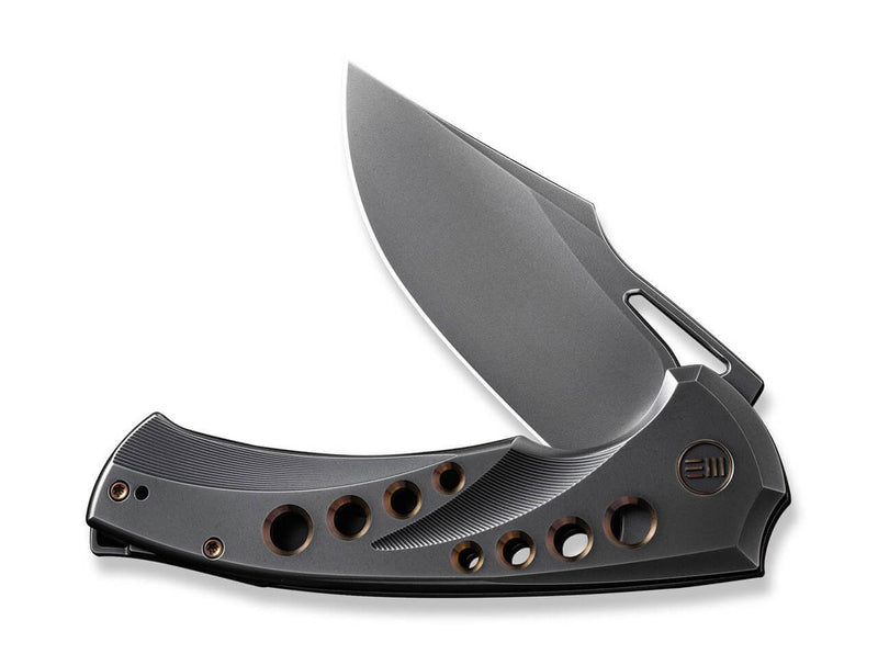 WE Knife Swiftfin CPM-20CV Titanium Polished Gray