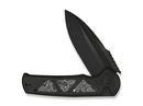 WE Knife Sylox M390 Black Ti Aluminum Foil CF Black Stonewashed