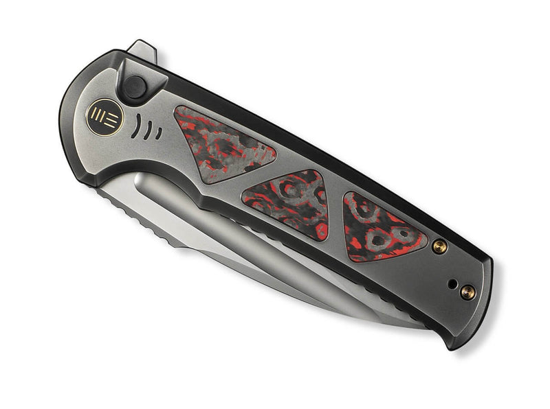 WE Knife Sylox M390 Gray Ti Lava Flow CF